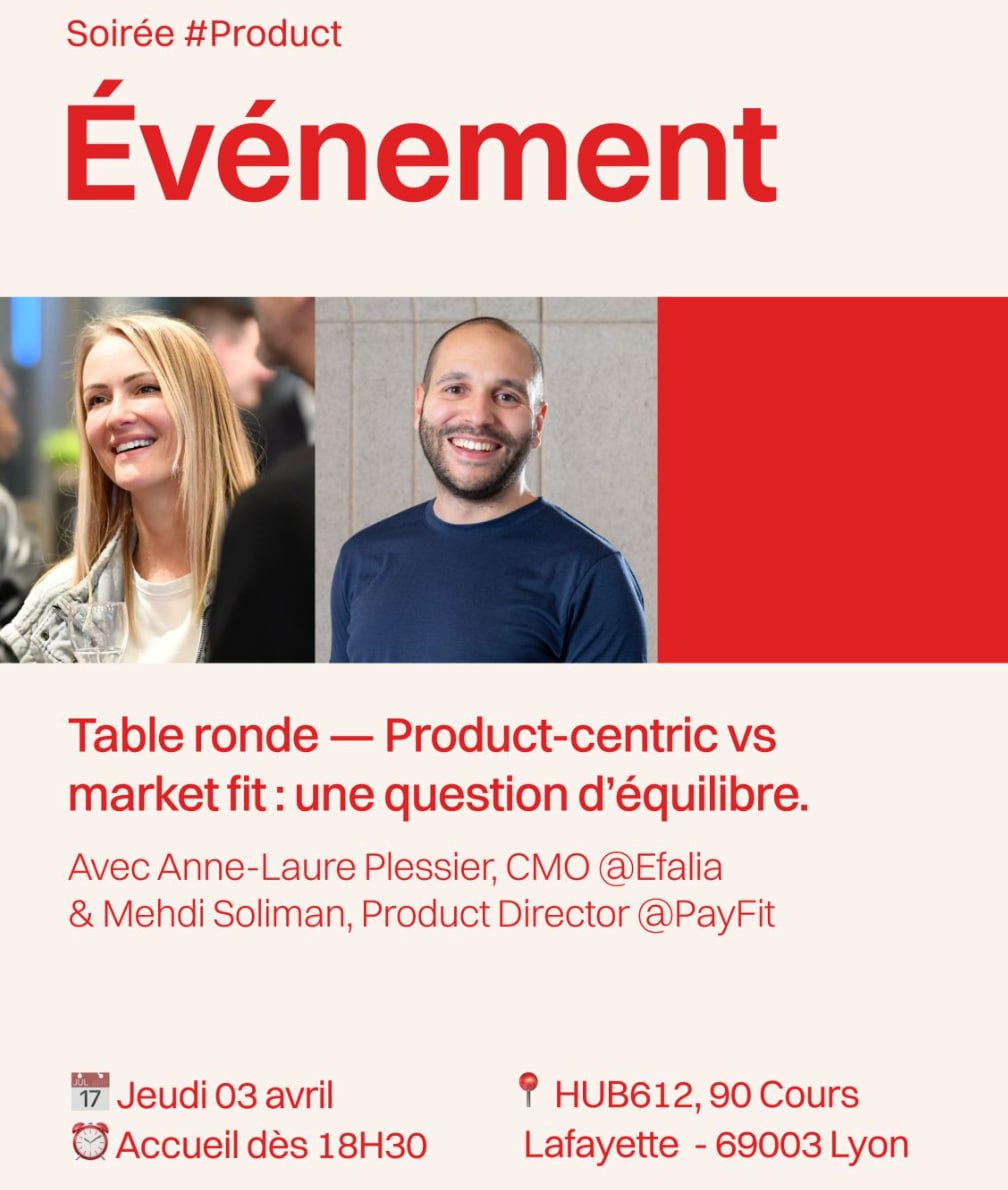 Soirée Product — Product-centric vs market-fit